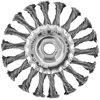 Szczotka Vielinis diskinis šepetys 115 mm, susukta viela, plienas, M14