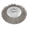 Szczotka Vielinis diskinis šepetys 125 mm, gofruota viela, plienas, M14