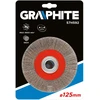 Vielinis diskinis šepetys Graphite 125x20mm INOX - 57H592