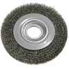 Szczotka Vielinis diskinis šepetys 150 x 32 mm, gofruota viela, plienas