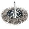 Szczotka Vielinis diskinis šepetys su velenu Graphite 50mm INOX - 57H601