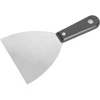 Mega Szpachelka 125 mm poliruota mentelė su plastikine rankena
