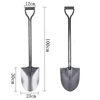 Szpadel Metalinis sodo kastuvas su metaline rankena, tiesus, 100 cm tvirtas