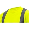 T Shirt Įspėjamieji marškinėliai, geltoni, XL dydis