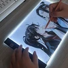 Tablet Planšetė A4 formato grafinės planšetės piešimo lenta LED piešimo kopijavimo bloknotas