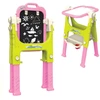 Lean Toys Daugiafunkcinis mokomasis stalas su lenta ir kėdute, 110x44x44 cm