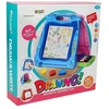Lean Toys Dvipusė piešimo lenta su priedais LeanToys