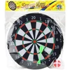 Tarcza Velcro smiginio lenta, 28 cm skersmens, su kamuoliuku ir smiginiu