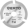 Tarcza Medžio pjovimo diskas su padavimo ribotuvu, 125 x 22,2 x 2,8 mm