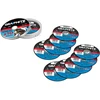 Tarcza Metalo pjovimo diskas 115 x 1,0 x 22,2 mm, 41 A60-T-BF, 10 vnt.