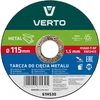 Pjovimo diskas metalui VERTO T41 (115 x 1,5 x 22 mm)