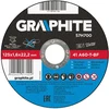 Tarcza Metalo pjovimo diskas GRAPHITE 125 x 1,6 x 22 mm A60-T-B