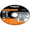 Tarcza Pjovimo diskas metalui 115 x 1,0 x 22,2 mm, 41 A60-R-BF, INOX, 10 vnt.