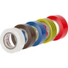 Taśmy Izoliacinės juostos, spalvotos, 0,13 mm x 19 mm x 10 m, 5 vnt., prolinas