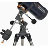 Celestron Astromaster 114EQ-MD teleskopas su telefono adapteriu ir mėnulio filtru