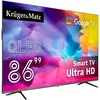 Kruger & Matz „KrugerMatz“ 86 colių įstrižainės UHD QLED išmanusis DVB-T2/S2 H.265 Hevc televizorius