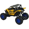 Lean Toys Geltonas nuotoliniu būdu valdomas visureigis automobilis 2.4 GHz 1:16