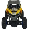 Lean Toys Geltonas nuotoliniu būdu valdomas visureigis automobilis 2.4 GHz 1:16