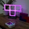 Tetris - Violetinė Neoninė Šviesa - Violetinė - 21cm x 14cm
