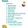 Timio - Diskų Rinkinys 1 - Laukiniai Gyvūnai, Vaikų Dainelės, Spalvos, Miuziklai ir Kūno Dalys - (TM-TMD-01E)