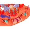 Lean Toys Kosmetinis staliukas su veidrodžiu, raudonas