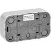 Orno „ToDo“ dvigubas lizdas 2x2P+Z, 16A/230VAC, IP20, baltas, 10 vnt.
