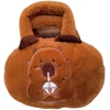 Lean Toys Pliušinis krepšys su kapibara, rudas, 20 cm
