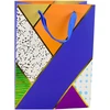 Lean Popierinis dovanų maišelis su geometriniais raštais 23 x 18 x 10.5 cm