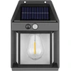 TORO LED saulės energija varomas sieninis šviestuvas su judesio jutikliu, 100 lm, IP42, 3000 K, 800 mAh