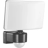 TOS LED 30W sodo prožektorius su PIR, 2200lm, IP65, 4000K, PC, pilkas