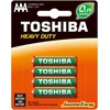 Toshiba Bateria r03 blister 4vnt. ; zn-c