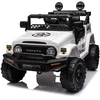 Lean Cars Akumuliatorinis automobilis vaikams Toyota FJ 4x4, baltos spalvos