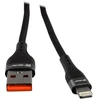 TRACER USB A - Lightning kabelis 1 m, juodas