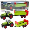 Lean Toys Žaislinis traktorius su priekaba 950 modelis, trinties pavara, 48 cm