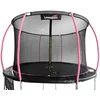 Trampolina Batutas Lean Sport MAX 366 cm, juoda rožinė