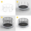 Trampolina „Rebel Active PRO“ batutas 12 pėdų / 366 cm, tinklas, kopėčios