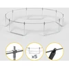 Trampolina Rebel Active PRO 12ft/366 cm, siatka, drabinka