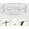 Trampolina Rebel Active PRO 8ft/244 cm, siatka, drabinka