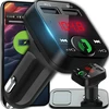 Transmiter „Bluetooth“ automobilio siųstuvas, FM įkroviklis, garso imtuvas, 2x USB, SD, MP3 - E089