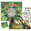 Dino World „Trend - Explorer“ lipdukų pasaulis su reljefiniais lipdukais (0413599)