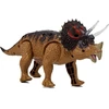 Žaislinis dinozauras Triceratops su švytinčiomis akimis