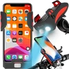 Uchwyt Laikiklis Dviračio telefono laikiklis su LED dviračio žibintu