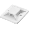 Uchwyt Lipnus kabelių raištelių laikiklis, 20x20 mm, baltas, 50 vnt.
