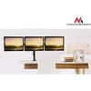 Uchwyt „Maclean“ stalo laikiklis/pakabukas 3 monitoriams, dvigubos svirtys, VESA 75x75 ir 100x100, 13"-27", 8kg, MC-691