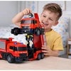 Lean Toys Gaisrininko robotas žaislas 2-in-1 su nuotoliniu valdymu