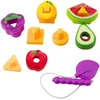 Lean Toys Vaikiška lavinamoji dėlionė „Geometriniai vaisiai“
