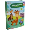 Iso Trade Montessori magnetinė dėlionė vaikams - Afrikos gyvūnai, 47 magnetai, 6 kortelės
