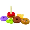 Lean Toys Dėlionė vaikams 7 dalių burgerio tema