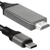 Planšetė RTO - USB-C 3.1 Type-C į HDMI 4K MHL kabelio adapteris, 200 cm -E494-1