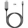Planšetė RTO - USB-C 3.1 Type-C į HDMI 4K MHL kabelio adapteris, 200 cm -E494-1